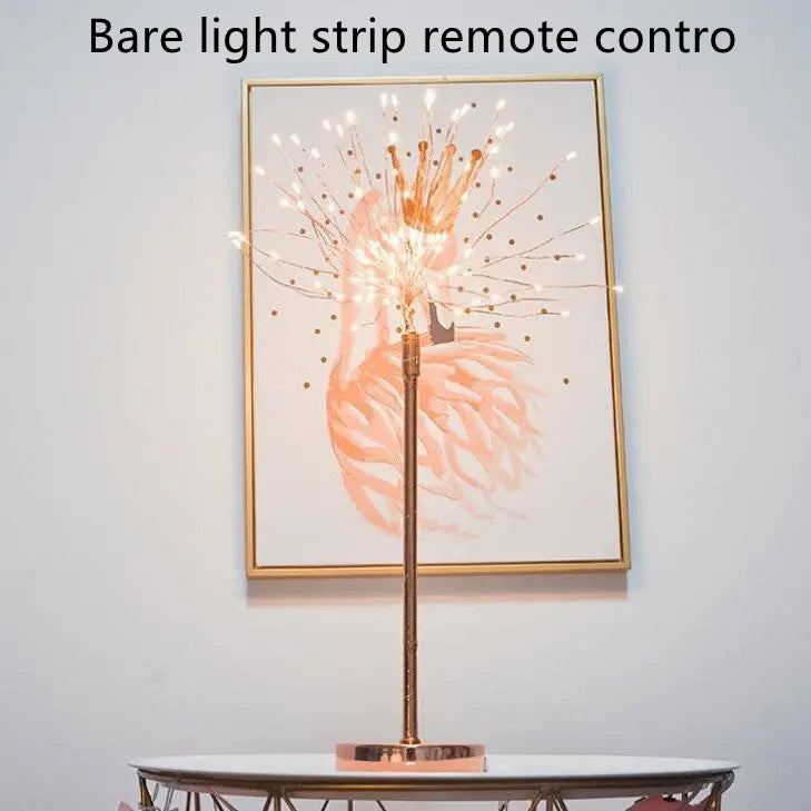 Lampe nordique à plumes – Lampe de table élégante pour une ambiance chaleureuse et luxueuse